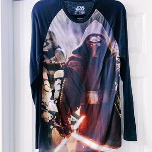 Men’s Star Wars Kylo Ren Baseball Shirt